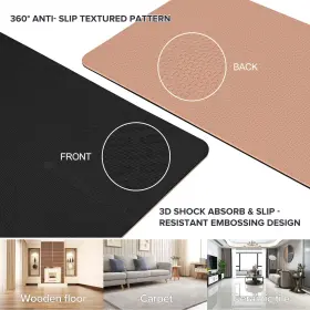 750743140906 SIMIAN Yoga Mat Double Slip Workout Men Women #2