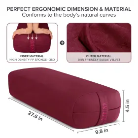 750743141187 SIMIAN Yoga Bolster Pillow Meditation Supportive #2