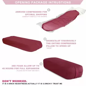 753625024011 SIMIAN Yoga Bolster Pillow Meditation Supportive #2