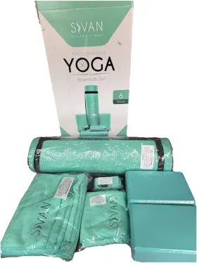 NJ-R4E0-P2D4 SIVAN HEALTH FITNESS Yoga Set Mat Blocks Strap NJ-R4E0-P2D4 SIVAN HEALTH FITNESS Yoga Set Mat Blocks Strap
