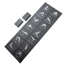 840285900295 SKELCORE Starter Yoga Blocks Folding Guided Mat