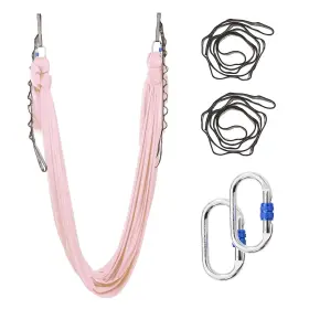 Skypharos 5.4m-tender 5.5 Yards Aerial Silks Yoga Swing Set - Hammock Kit Anti-gravity