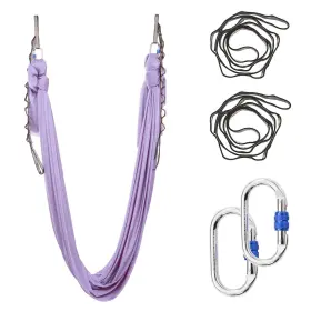 Skypharos 732497404459 5.5 Yards Aerial Silks Yoga Swing Set - Hammock Kit Anti-gravity
