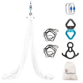 Skypharos 770824305550 Best Silks Yoga Swing Set 911 Yards Aerial Hammock Kit Antigravity Flying For Skypharos 770824305550 Best Silks Yoga Swing Set 911 Yards Aerial Hammock Kit Antigravity Flying For