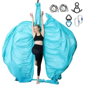 Skypharos 770824305833 11 Yards Aerial Silks Yoga Swing Set - Hammock Kit Anti-gravity F