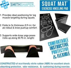 745558783332 SMITHSHAPER Squat Mat Knee Leg Muscle Targeting #3