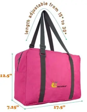 SNL-001 SNAILEMON Spirit Airlines Travel Duffel Bag Azalea #3