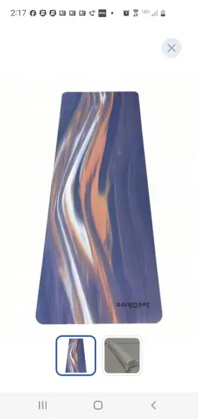 DM001 SOODREA Print Slip Yoga Mat Strap Bag