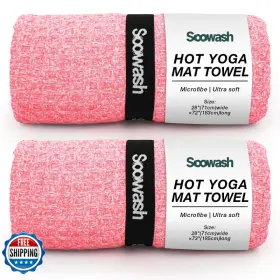 B0F8Q3969V SOOWASH Yoga Towelmicrofiber Mat Towels Slip