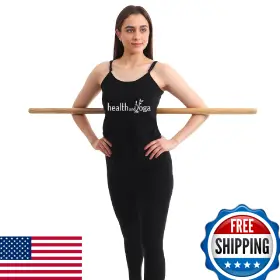 B0D34RPTTV SOULGENIE Healthandyoga Stretchnheal Wooden Yoga