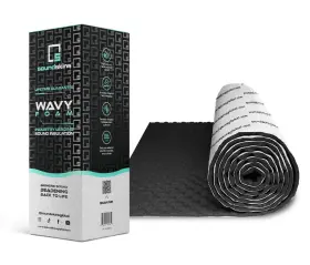 Ssk-wavy SOUNDSKINS Closed Cell Foam Mat Sqft Vibration