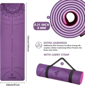 Tp-grade-mat SPORT Yoga High Density Exercise Mats Slip #3