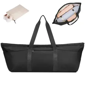 Sportsnew Sn3234 Large Yoga Mat Bag With Shoes Compartment And Wet Pocket Ladies Pilates Gym T