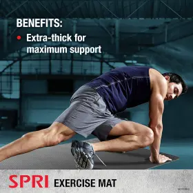 GSP-MT-47387 SPRI Exercise Mat Fitness Yoga Pilates Floor #2