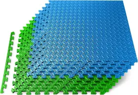 SQFT-BGR10 SQUATZ Puzzle Exercise Mat Foam Interlocking