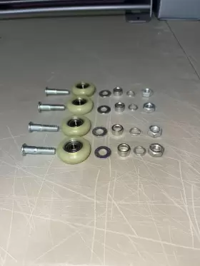 55-5000 STAMINA Set Aero Pilates Performer Rollers Wheels #3