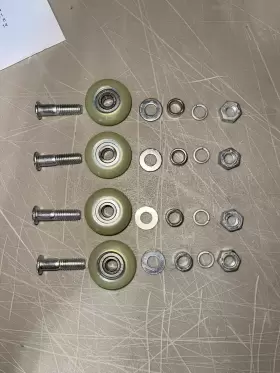 55-5000 STAMINA Set Aero Pilates Performer Rollers Wheels