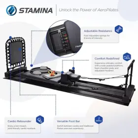 55-5107 STAMINA Pilates Studio Reformer #2