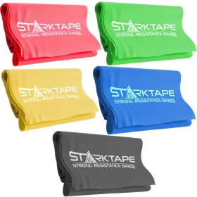 STKBTY2BAND STARKTAPE Resistance Bands Set Pack Latex Therapy