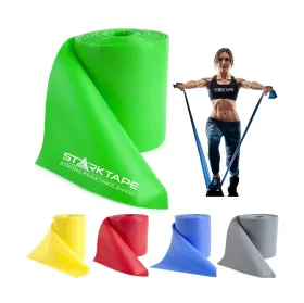 STBA50YDGREEN STARKTAPE Resistance Bands Yards Rolls Latex STBA50YDGREEN STARKTAPE Resistance Bands Yards Rolls Latex