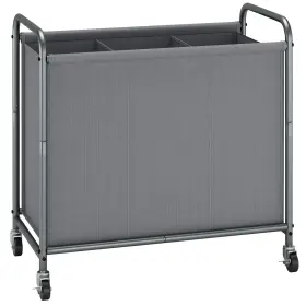 IB-1006000094 STORAGE MANIAC Rolling Laundry Hamper Basket