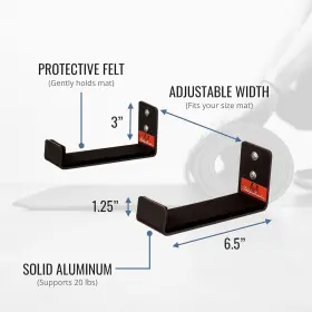 705353866883 STOREYOURBOARD Yoga Mat Storage Rack Foam Roller #3
