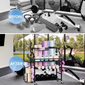 YM-001-D23 Sttorabok Garage Sports Organizer Storage Rack #2