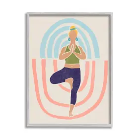 196216616453 STUPELL INDUSTRIES Minimal Yoga Exercise Person