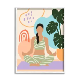 196216616651 STUPELL INDUSTRIES Botanical Yoga Exercise Annie