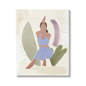196216617290 STUPELL INDUSTRIES Balance Yoga Fitness Person