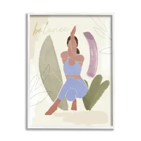 196216617405 STUPELL INDUSTRIES Balance Yoga Fitness Person