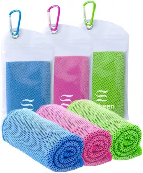 202-3B SUKEEN Cooling Towel Microfiber Pink