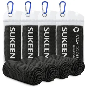 KUS180015BK SUKEEN Pack Cooling Towel Breathable Chilly Tow