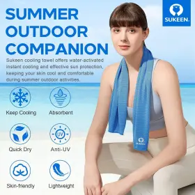 SRCTKF00OESX31 SUKEEN Pack Cooling Towel Pink #3