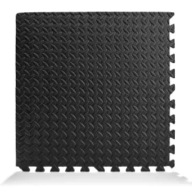 SF-EM01-BK SUNNY HEALTH FITNESS Slip Gym Mat Workout Floor Fo