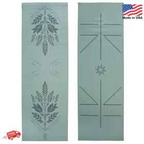 810050225779 SUNSHINE YOGA Ascend Mat Solid Reversible Print