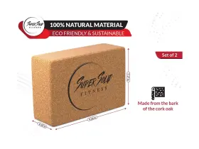 196852804634 SUPER SOLID FITNESS Yoga Block Pack Strap Set #2