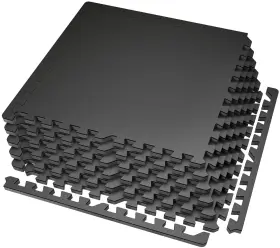 EU9601D SUPERJARE Rubber Top Exercise Mats Hig