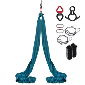 705353724022 SVOPES Aerial Silk Yoga Swing Yards Hammock Gsm