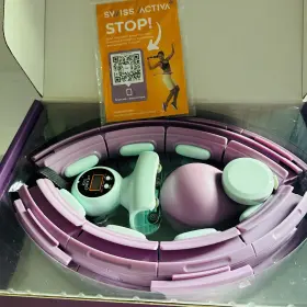 S4.S SWISS ACTIVA Silent Infinity Hula Hoop Exercise Digital #2