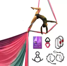 Sycyka 792057542397 Aerial Silks Deluxe Equipment Set For Yoga Hammock Aeria