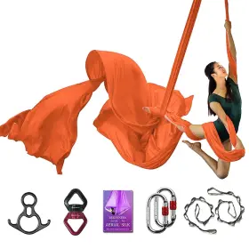 YOGA02 SYCYKA Deluxe Aerial Silks Set Yards Yoga Hammock YOGA02 SYCYKA Deluxe Aerial Silks Set Yards Yoga Hammock