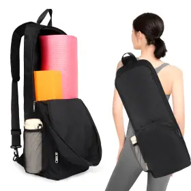 AY001-2 TANGONER Yoga Mat Bag Carrier Mesh Zipper Pocket