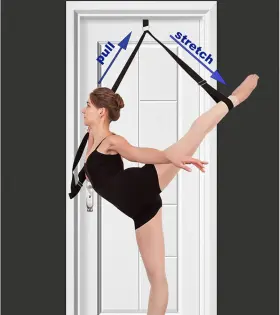726085010702 TCHRULES Door Leg Stretcher Flexibility Strap #3