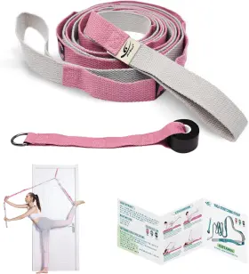 744110302035 YOGA Stretching Strap Door Anchor Elastic