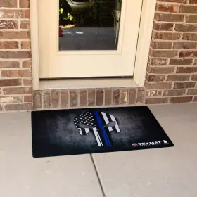 TEK-42-BLUELINE TEKMAT Punisher Door Mat #3