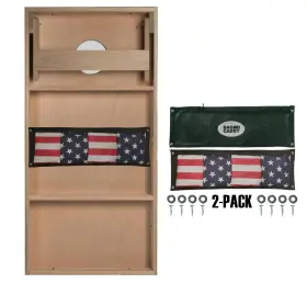 632125365452 THE REGULATOR LLC Cornhole Bag Caddy Double Pack