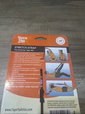 892255000856 TIGER TAIL Stretchy Stretch Yoga Strap Loops #2