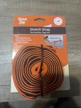 892255000856 TIGER TAIL Stretchy Stretch Yoga Strap Loops