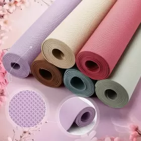 NEN-TIMGLE-2298 TIMGLE Pack Yoga Slip Exercise Mat Gy #3